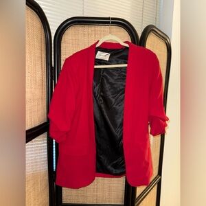 Red blazer